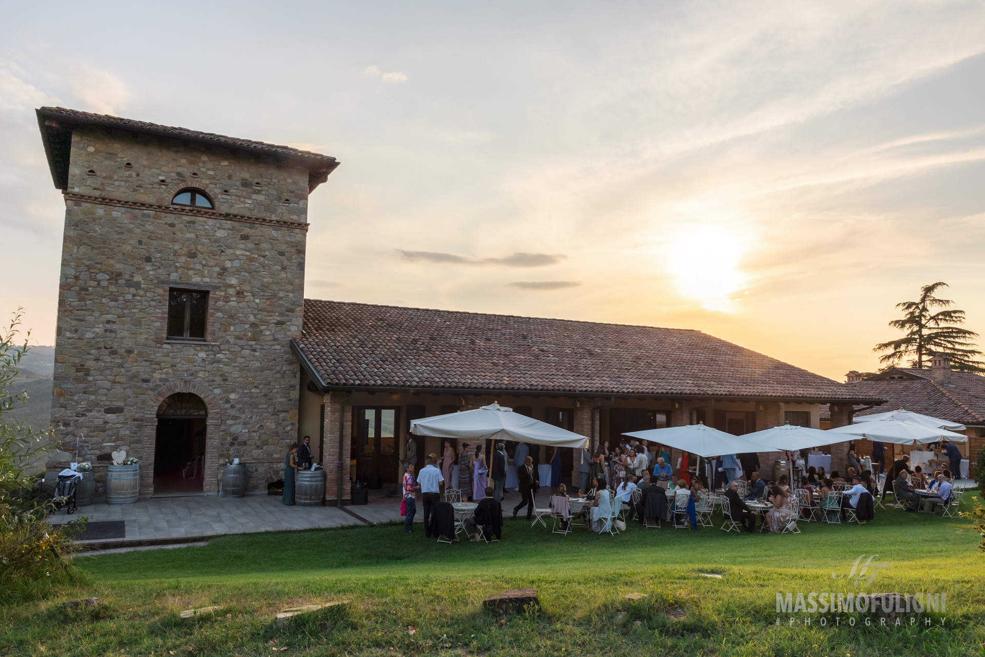 foto della veduta di tenuta bonzara